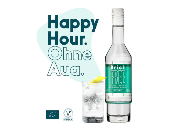 Alkoholfreie Brick Gin Alternative  Bio und Vegan